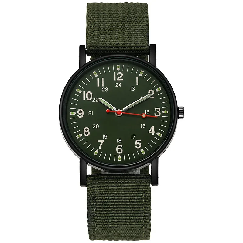 Relógio Militar Masculino YIKAZE – Esportivo com Pulseira de Nylon